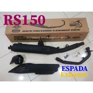 RS150 Exhaust pipe 28mm Espada back pressure  espada / Rs150 exhaust espada back pressure Exhaust 10