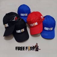 Free Fire FF Boys Baseball Caps- Children's Hats Embroidered Free Fire Game Models - FF Hats