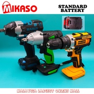 HAIKO MIKASO Impact Wrench1/2"1/4"Cordless Electric Wrench Drill Battery Ratchet Wrench 21 Volt