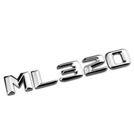 3d Chrome Letters For Car Trunk Mercedes Benz ML320 W163 W164 Mercedes ML 320 CDI 4matic Logo Emblem
