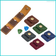 Nan PU Leather Guitar Pick Holder Guitar Pick Organizers Guitar Pick Carry Pouches Guitar Pick Case 