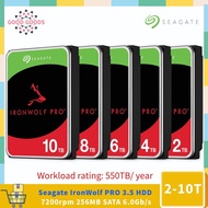 Seagate IronWolf PRO 2TB  4TB 6TB 8TB 10TB HDD 7200 RPM 256MB Cache SATA 6Gb/s 3.5" Internal Hard Drive