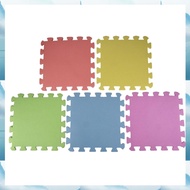 (WJRN) Play Mats Puzzle Modular Colored 20 Pieces 30X30 cm Soft Eva Foam Childrens Puzzle Rug for