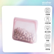 【美國Ｓｔａｓｈｅｒ】站站矽膠密封袋（迷你）－粉紅(１／個)