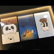 🇸🇬 3.3 WE BARE BEARS EZLINK CARD STICKERS / WE BARE BEARS GIFT / CUSTOMISE EZLINK STICKERS / WE BARE BEAR