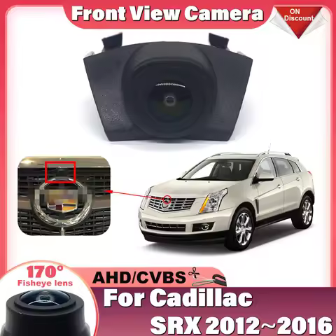 HD CCD Car Front View Parking Night Vision Positive Waterproof Logo Camera For Cadillac SRX 2012 201