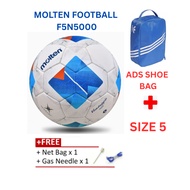Bola Padang Bola sepak MOLTEN F5N5000 Vantaggio SIZE 5 Football MatchBall Training Ball ADS S/B
