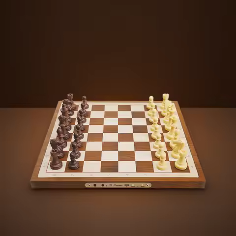 Chessnut Air Electronic Chess Set with Extra Queens LEDs AI Adaptive Electronic Chess Set Game and A