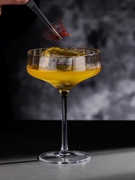 แก้วค็อกเทล แก้วมาร์ตินี่ ทรงาสูง ปากกว้าง Martini glass Cocktail 300ML