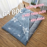 Double-Sided Mattress Topper with Zipper 1m 1m2 1m4 1m6 1m8 2m | ABN01