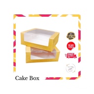 Window Cake Box / Folding Box With Window / Kotak Cake 8/9/10 inch (5pcs) 蛋糕盒