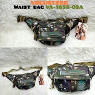 2.2 MAN ARMY WAIST BAG/WAIST VOLUNTEER 1658-08A ORIGINAL IMPORT (Can Pay On The Spot)