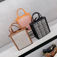 HM0 Ready Stock CNK Tweed Double Handle Tote Bag Fashion Shoulder Bag Slingbag CK2-30781803-2