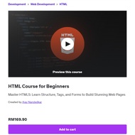 Video Course - HTML Course for Beginners | Website Development Course