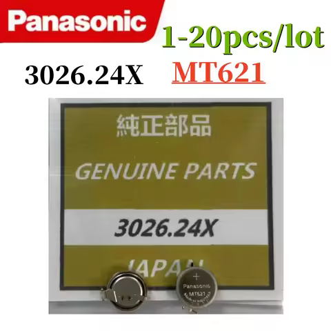 1~20PCS Original Panasonic 3026.24X MT621 3026-24X 3026 24X for Seiko Watch Kinetic Energy Rechargea