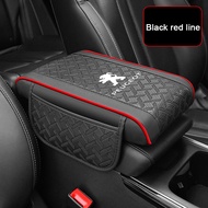 Peugeot hộp tựa tay xe ô tô Chiều cao Pad túi lưu trữ da trung tâm cho Peugeot 206 208 207 3008 508