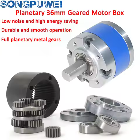 36mm planetary gear Gearbox reducer high torque for 36GP 36ZY 31ZY 520 3530 555 3630 775 motor model