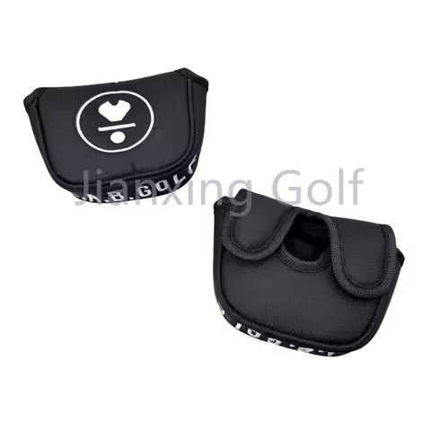 1Pc Golf Cover For Fit LAB Mini Putter Cover Large Mallet Mini Square Golf Head Cover Magnetic Closu