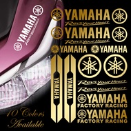 For YAMAHA NMAX V2 V1 XMAX 300 Aerox V1 V2 155 R3 MT15 Tmax 560 530 Y15ZR RXZ Motorcycle Sticker Yamaha Logo Emblem Decal Decor Body Suspension Mudflap Windshield Motor Bike Scooter Accessories Stickers