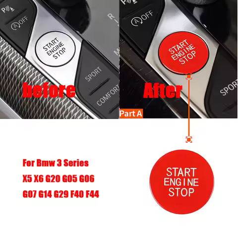 For BMW 3 Series X5 X6 G20 G05 G06 G07 G14 G29 F40 F44 Start Stop Button Replacement Ignition Switch