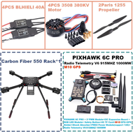 FPV 550 Hexa Frame PIXHAWK 6C PRO M8N M9N M10 Control Carbon Ardupilot Radio Telemetry Quadcopter 40