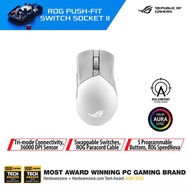 ROG Keris Wireless AimPoint White lightweight Wireless RGB gaming mouse - 75g 36000 dpi tri-mode