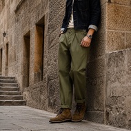 Wuluwear Men's British Army Gurkha Casual Pants Loose Straight Gurkha Bermuda Trousers