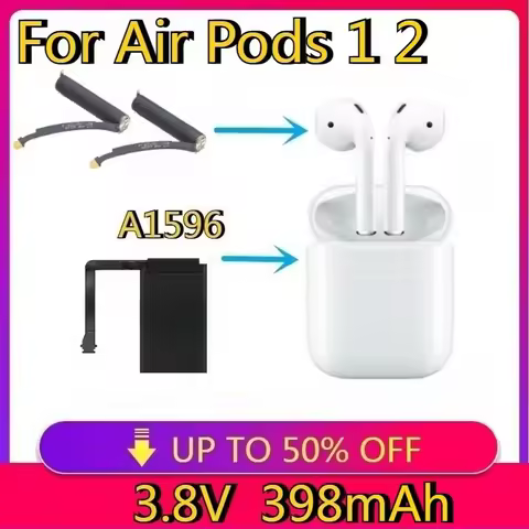 New Battery for Airpods 1st 2nd A1604 A1602 A1523 A1722 A2032 A2031 Air Pods 1 2 Wireless Headset Ch