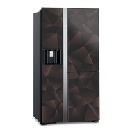 HITACHI ตู้เย็น 2 ประตู ไซด์ บาย ไซด์ Side By Side รุ่น R-M600VAG9THX 20.1 คิว 569 ลิตร