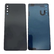 Back Battery Cover Rear Door Housing Glass Panel with Camera Lens for Samsung Galaxy A7 2018 A750 Ca