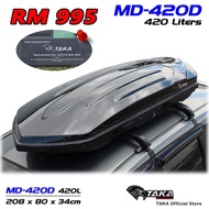 Taka Roof Box MD-420D Ultra Slim 420 Liter Storage Carrier Roofbox