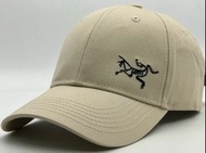 始祖鳥棒球帽ARC'TERYX側標鴨脷帽硬頂塑形圓頂彎檐顯臉小太陽帽