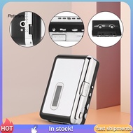 PP   Cassette Player Portable Convert Cassette to MP3 White USB 20 Plug and Play Cassette Recorder