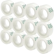 MJUNM Invisible Tape, Writable Tape Repairing Tape Wall Safe Tape Gift Wrap Tape, 12 Rolls