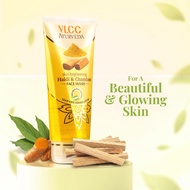 VLCC Ayurveda Skin Brightening Haldi & Chandan Face Wash - 100ml For Skin Brightening | Paraben & Co