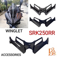 QJMOTOR SRK250RR RACING WIINGLET CARBON (PNP) ACCESORIES