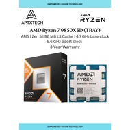 AMD Ryzen 7 9850X3D 8 Cores | 16 Threads AM5 Processor Motherboard Combo