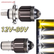 uloveremn Universal Motorcycle H4/BA20D LED Hard Light, Ultra-Long Illumination PH
