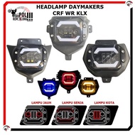 Headlamp Daymaker Klx Crf Wr155 Demeker DAY Maker Reflector Supermoto Super Moto Trail