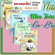 XO TAKE NOTE Math Formula Notebook Spring Plastic Cover - Size A5 - Grades 2/3/4/5/6/7/8/9