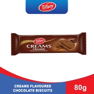 TIFFANY Creams Chocolate Flavoured Cream Biscuits 80g