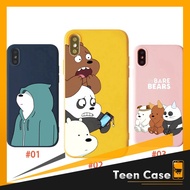 Iphone case with 3 bears for iPhone 6 6s 6P 6sP 7P 8P X XS