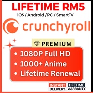 Crunchyroll Premium Account Lifetime i0S MacBook Android (Mega Fan Upgrade)