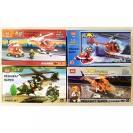 4 Pcs Lego Airplane Children's Toys