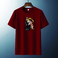 Kaos Pria Luffy bendera Pakaian Laki Laki Baju Cowok Kaos Lengan Pendek Oblong Distro Tshirt Man COD