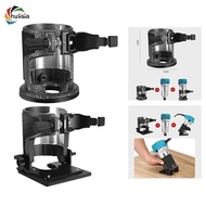 [chulisia] Protective Trimmer Router Transparent Base Trimmer Router Base Enhanced Dust