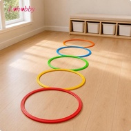 Lohobby Children Training Circle Plastic Jump Hoop Set Indoor Activity Children Games for Home Hopsc