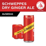 [GWP Not For Sale] Schweppes Ginger Ale (Pack of 4)