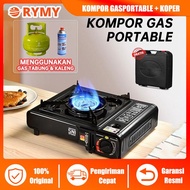 【COD】OMicko Kompor Gas Portable kompor portable 1 set lengkap Kompor Masak Portabel Praktis Mudah Di