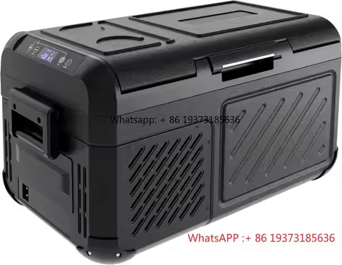 Euhomy Fridge Refrigerator Car Dual Zone 12v 18L Portable Car Fridge Freezer for Camping Truck Rv Bo